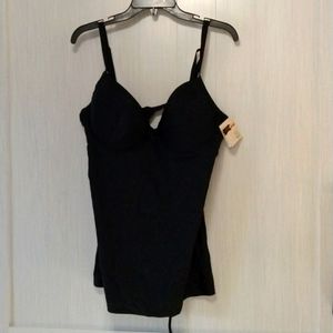 Smart sexy swim sz 38DD color black new with tags